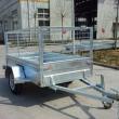 Single Axle Hot Dip Galvanized ATV Tool 7* 4 Box Trailer for Farm