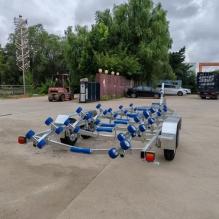 Hot Dip Galvanized Double Axle Watercraft Boat Trailer for Marine