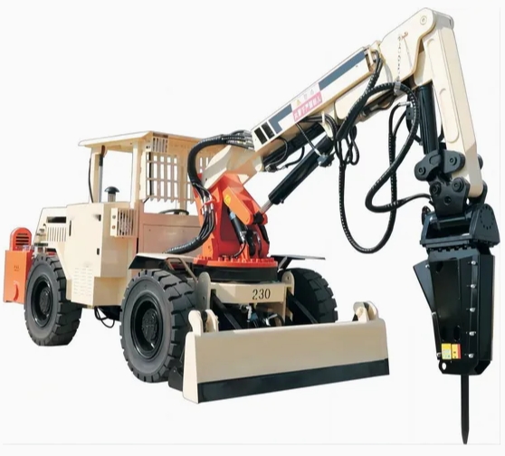 Underground Excavation Scaling Scaler Jumbo Diesel Breaker Utility Vehicle